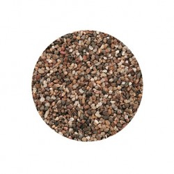 Grava natural oscura 2,5kg fina 1-2mm flamingo